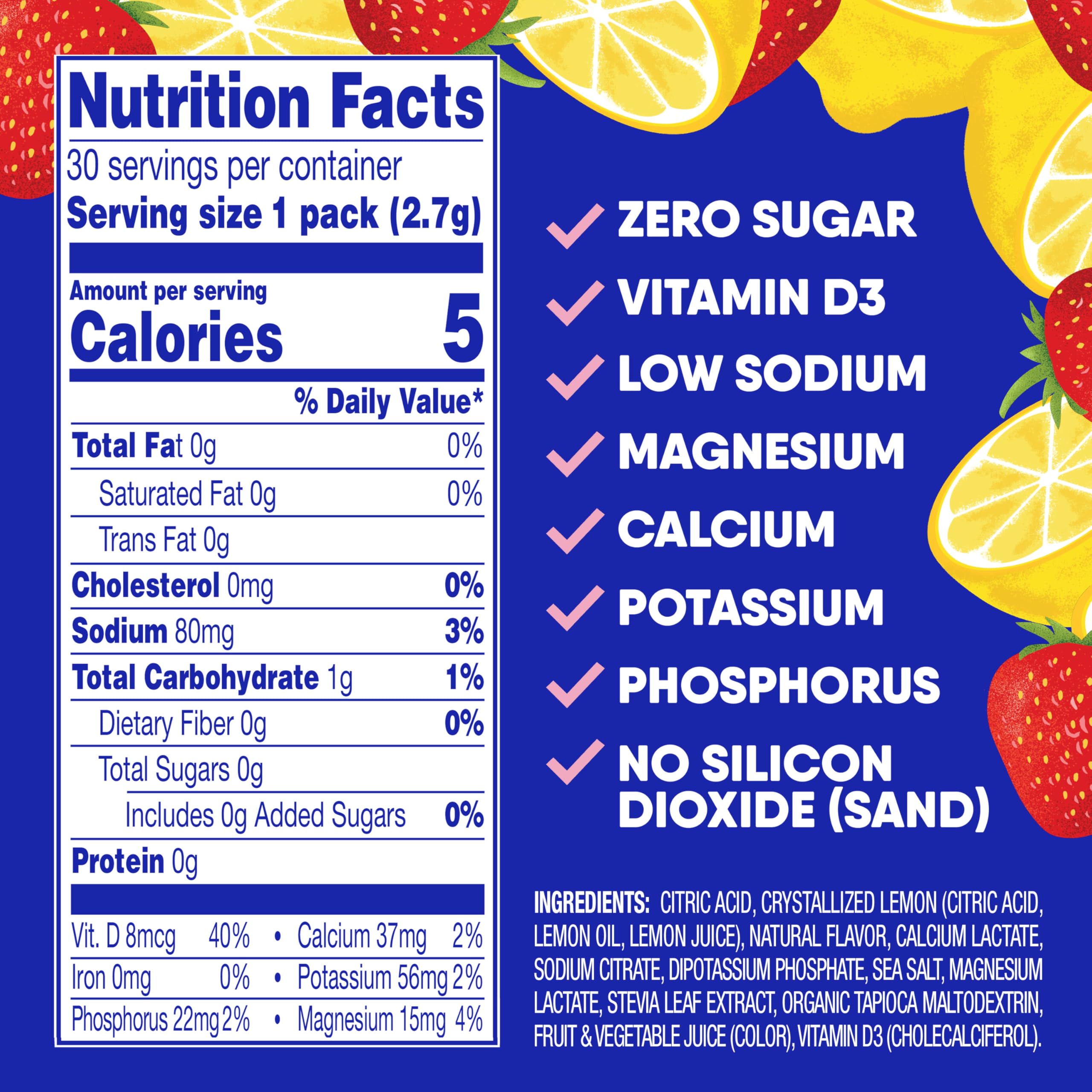 GoHydrate low-sodium label suited for keto and low-carb hydration