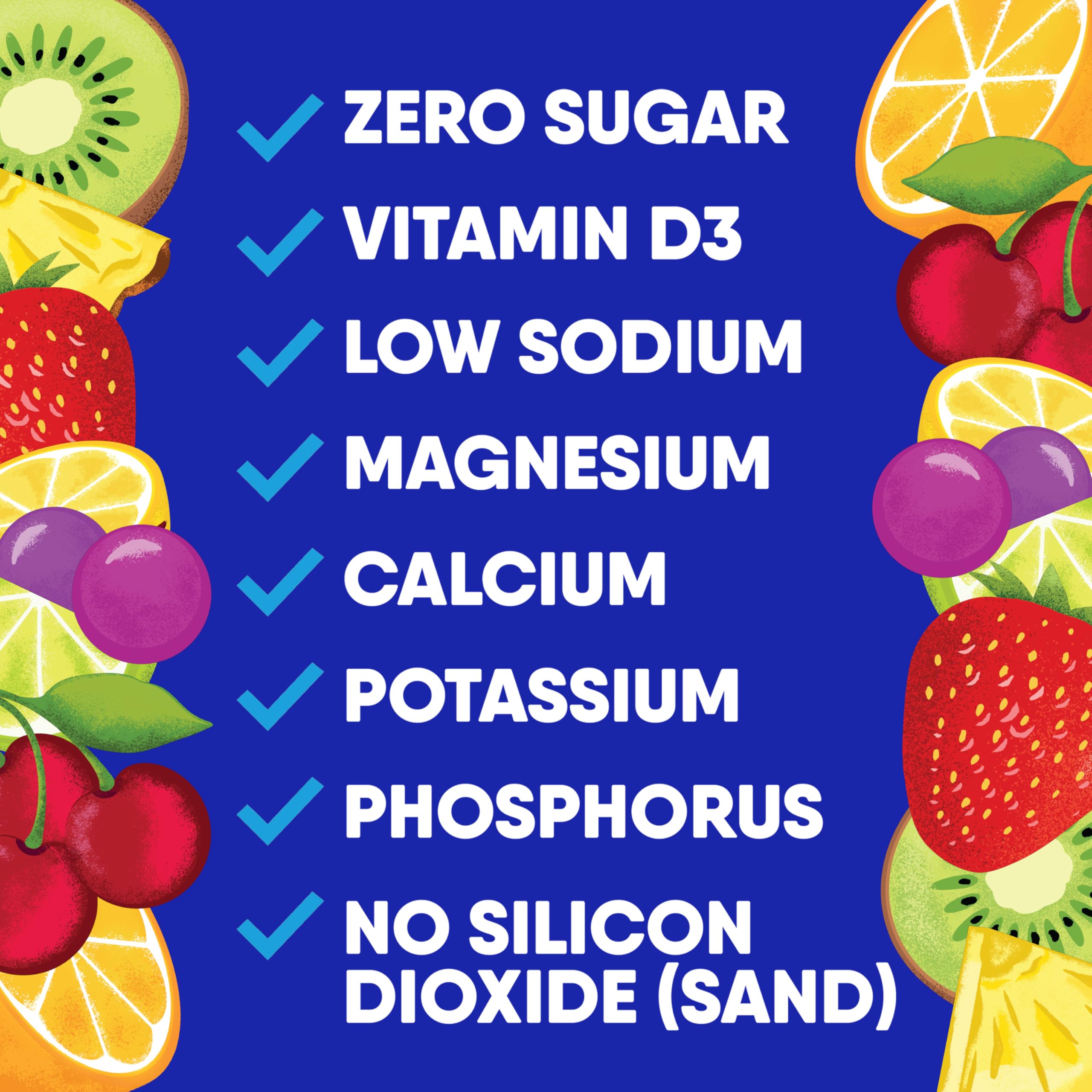 GoHydrate vitamin D3 content shown for daily hydration support.