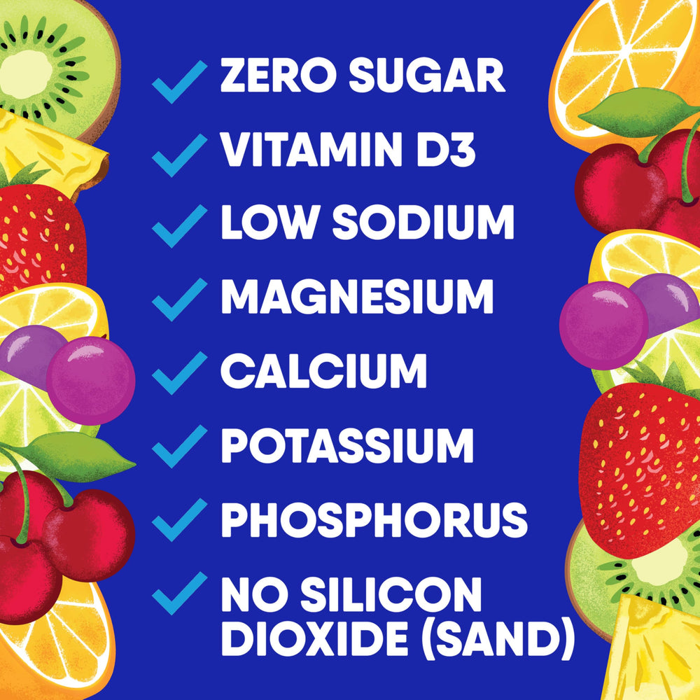 GoHydrate vitamin D3 content shown for daily hydration support.
