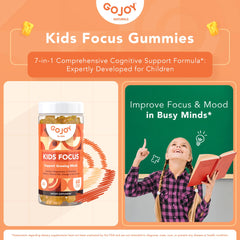 Close-up of GOJOY NATURALS gummies showing soft texture for kid-friendly consumption.
