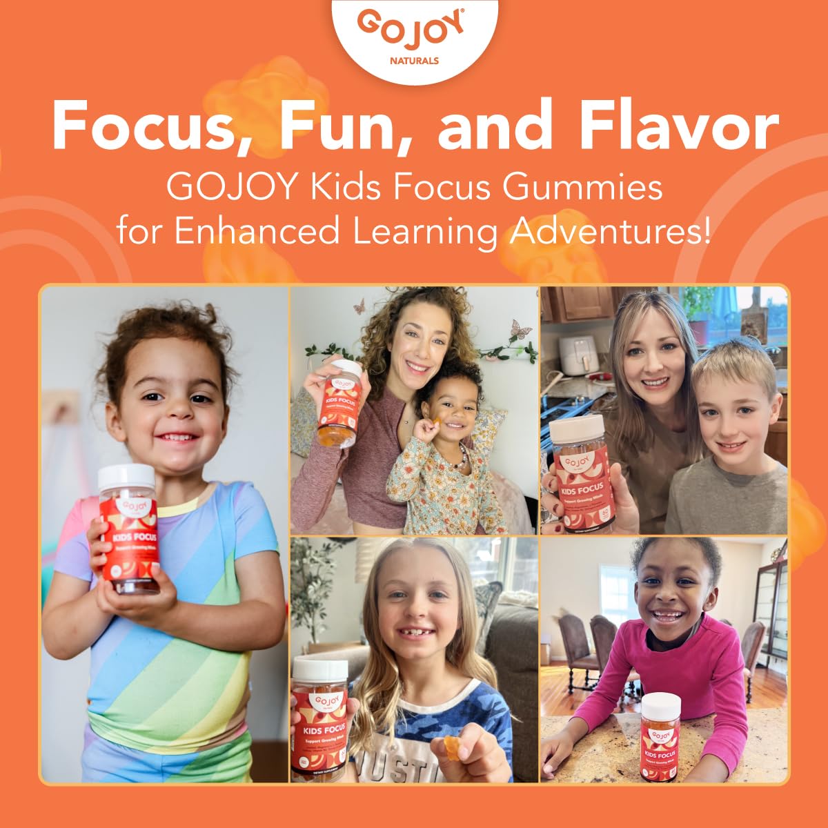 GOJOY NATURALS saffron extract visual indicating cognitive support potential.