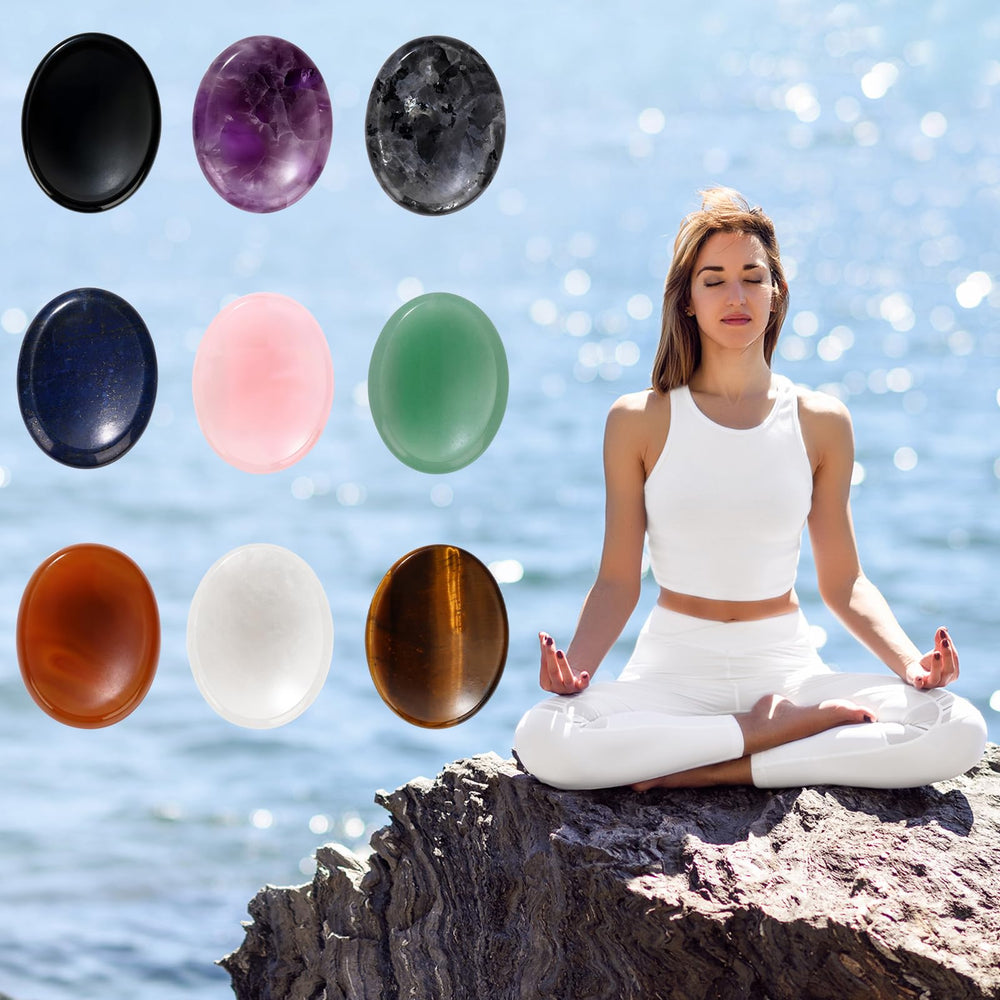 GolbalJew Obsidian meditation crystal used during mindfulness session