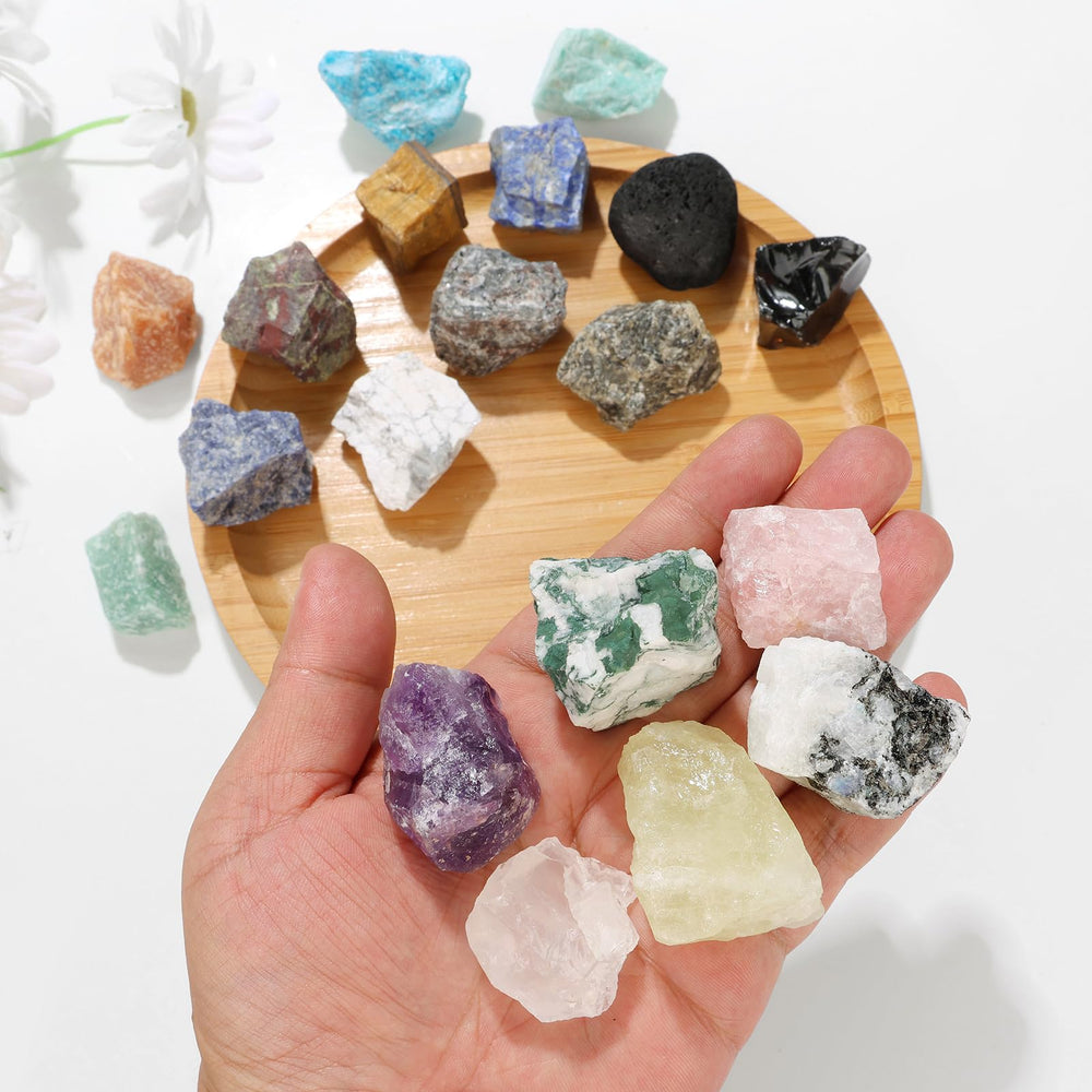 GolbalJew Obsidian raw stone gift set, a thoughtful present for crystal lovers.