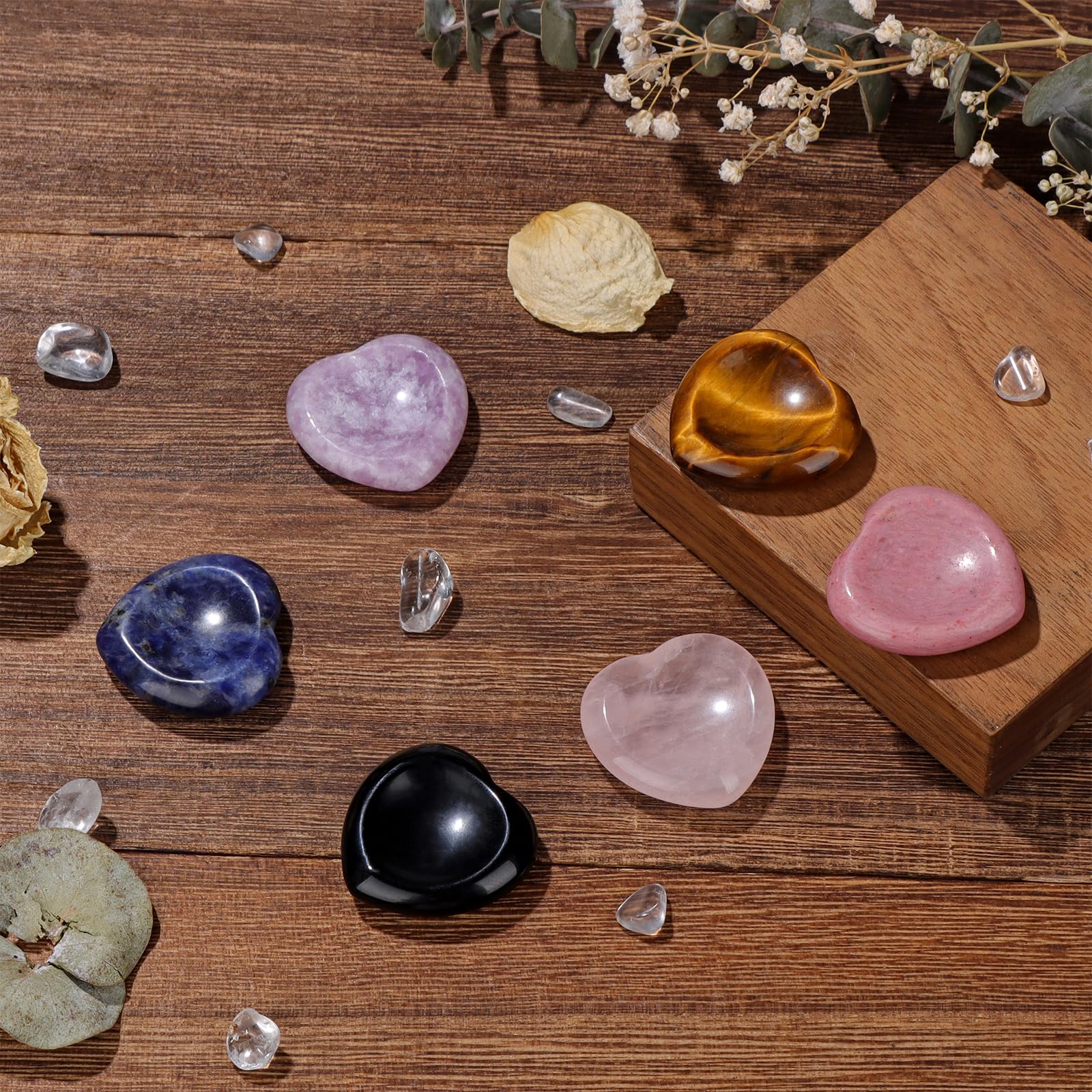 GolbalJew Amethyst thumb worry stone to support focus and calm moments