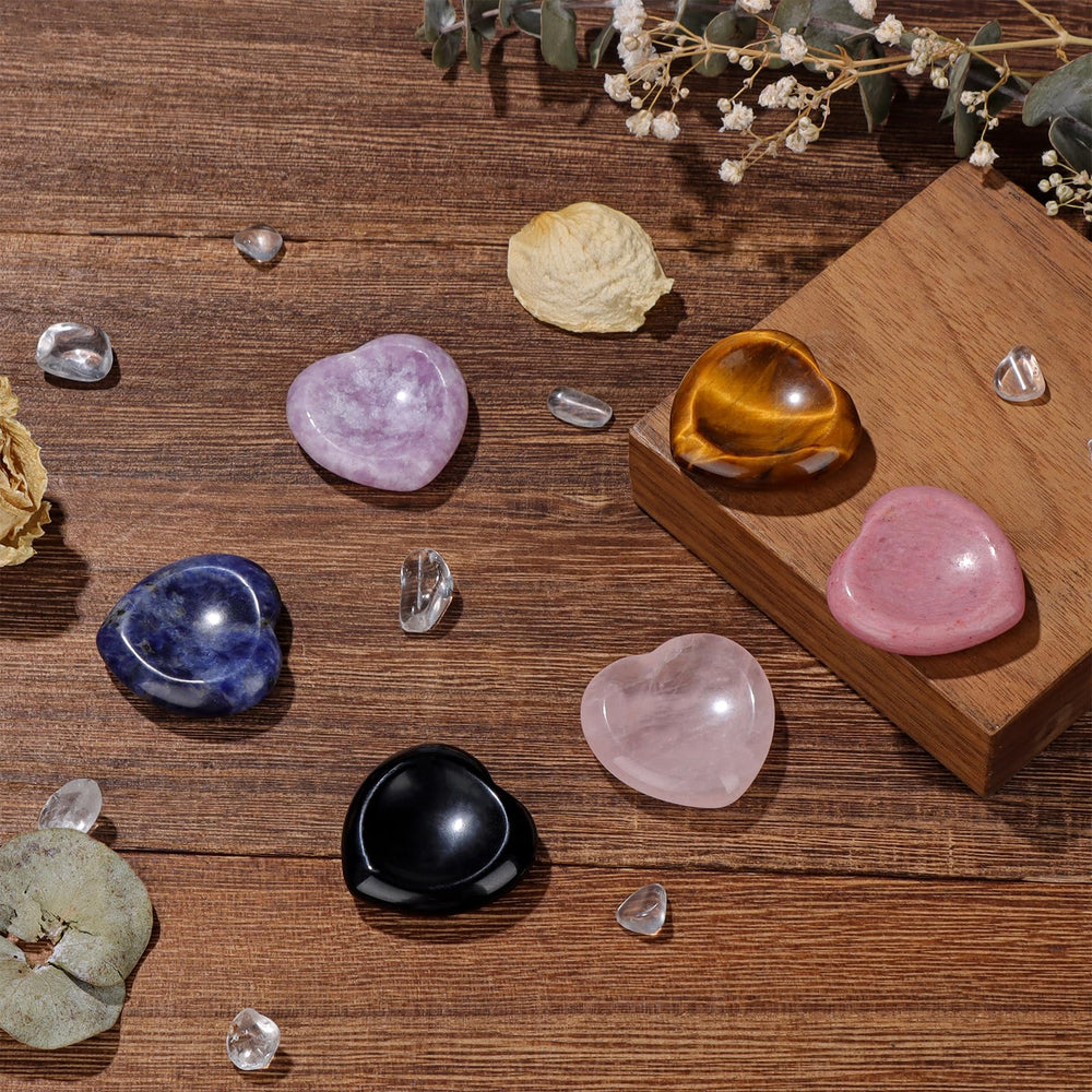 GolbalJew Amethyst thumb worry stone to support focus and calm moments