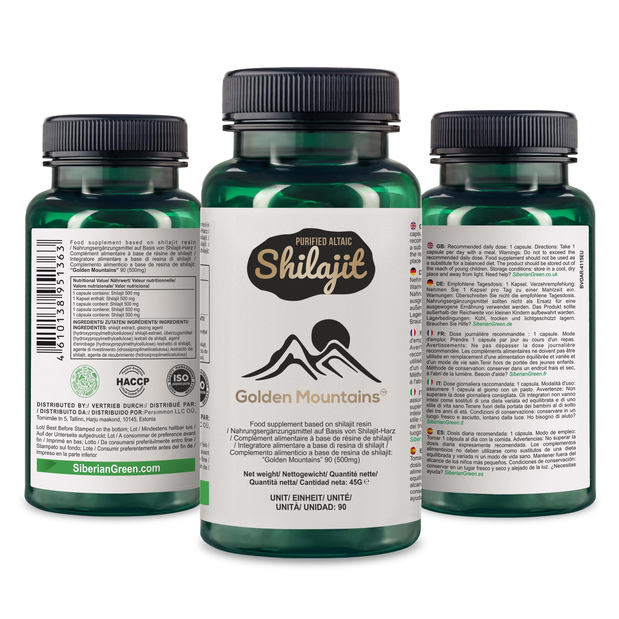 Golden Mountains Shilajit pouring capsules demonstrates easy daily use.