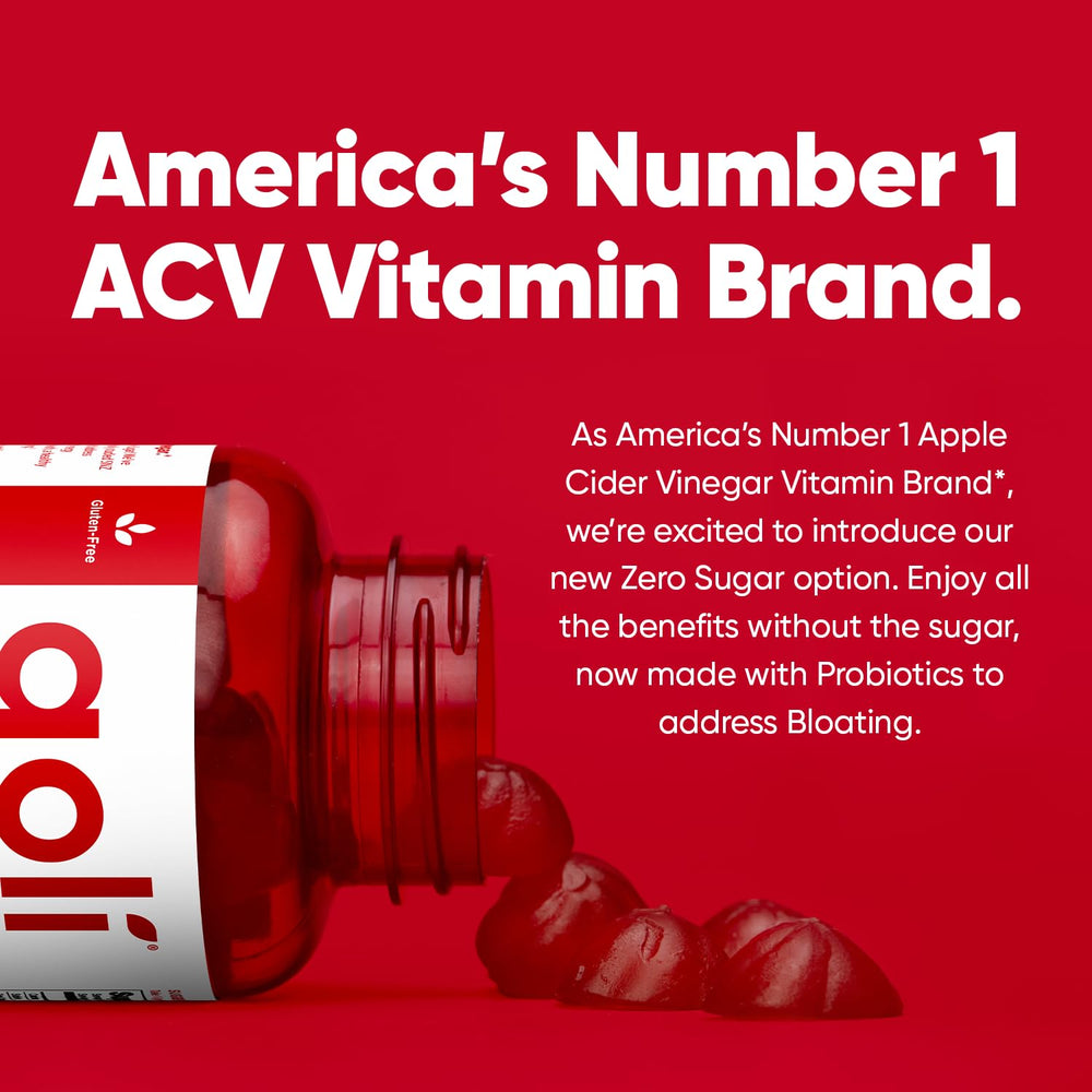 Goli ACV Gummies serving spoon suggests easy daily wellness snack.