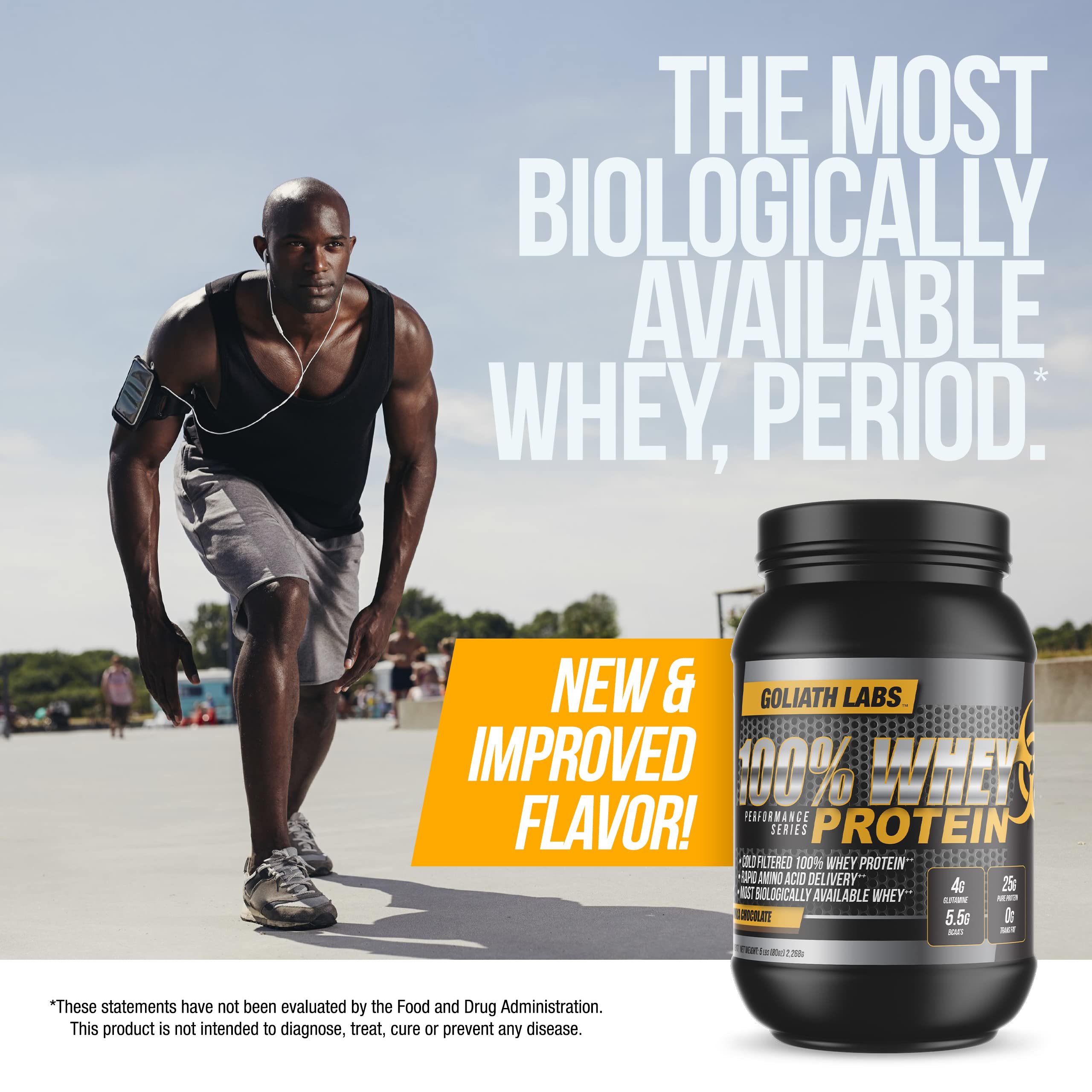 Goliath Labs whey rapid amino delivery visual emphasizes fast recovery support