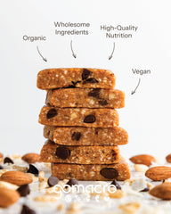 GoMacro MacroBar packaging with vegan certified logo on display