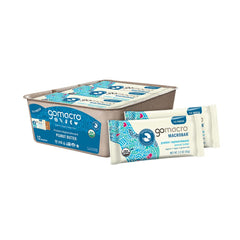 GoMacro MacroBar Peanut Butter 12-pack front view, protein-packed snack