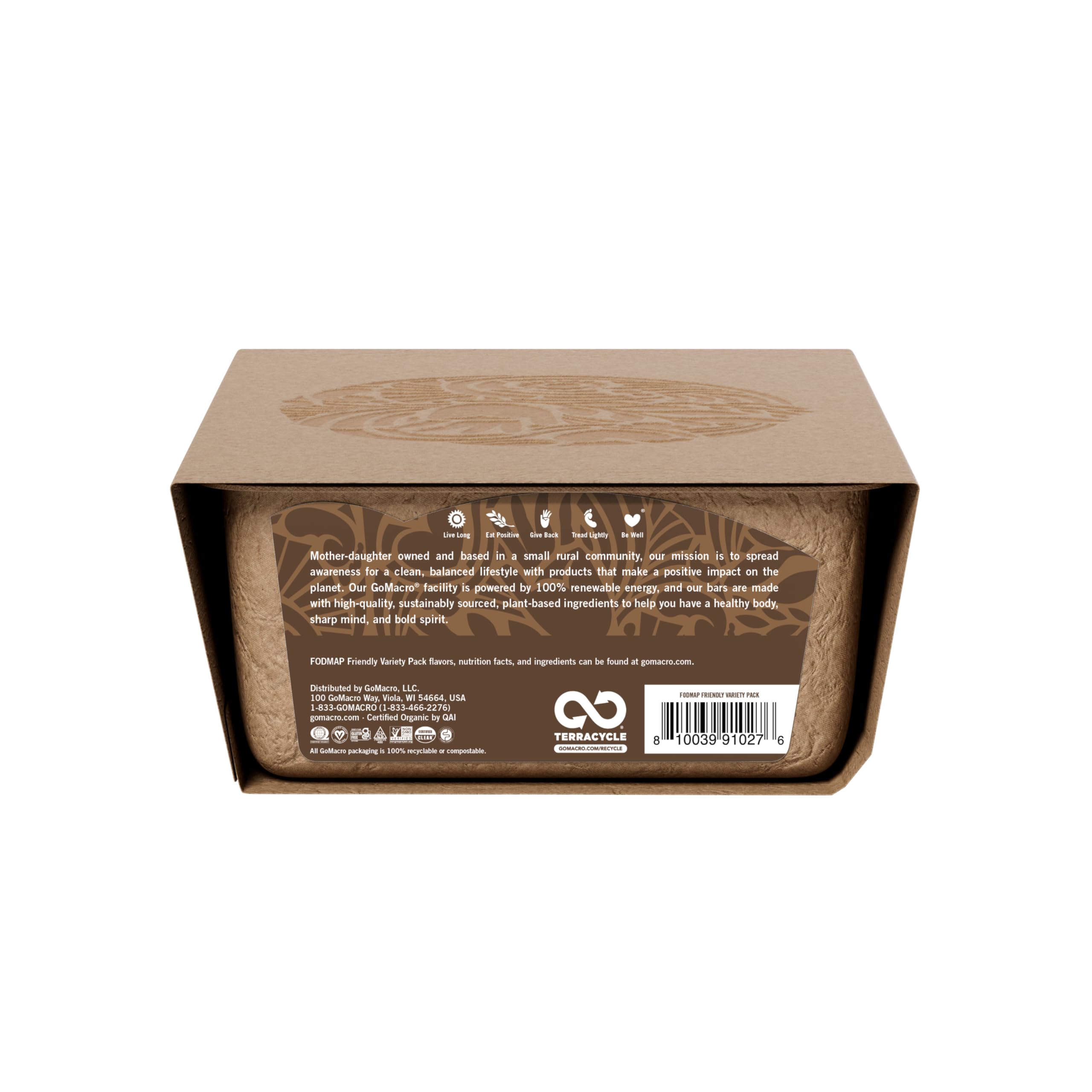 GoMacro MacroBar Peanut Butter compact post-workout snack