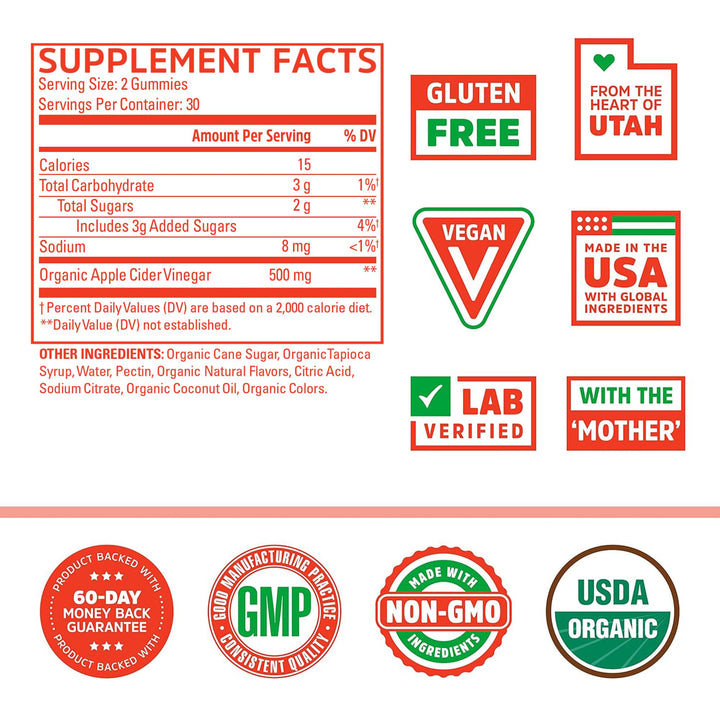 Gomitas Zhou ACV manzana sauco para detox suave y sabor natural.