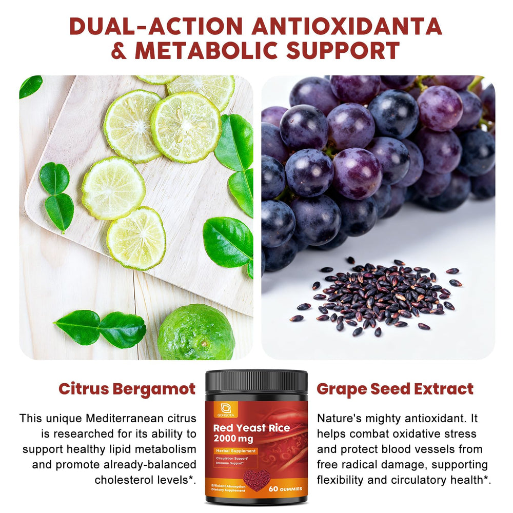 GONGOTA gummies on wooden surface suggesting easy everyday supplement routine.