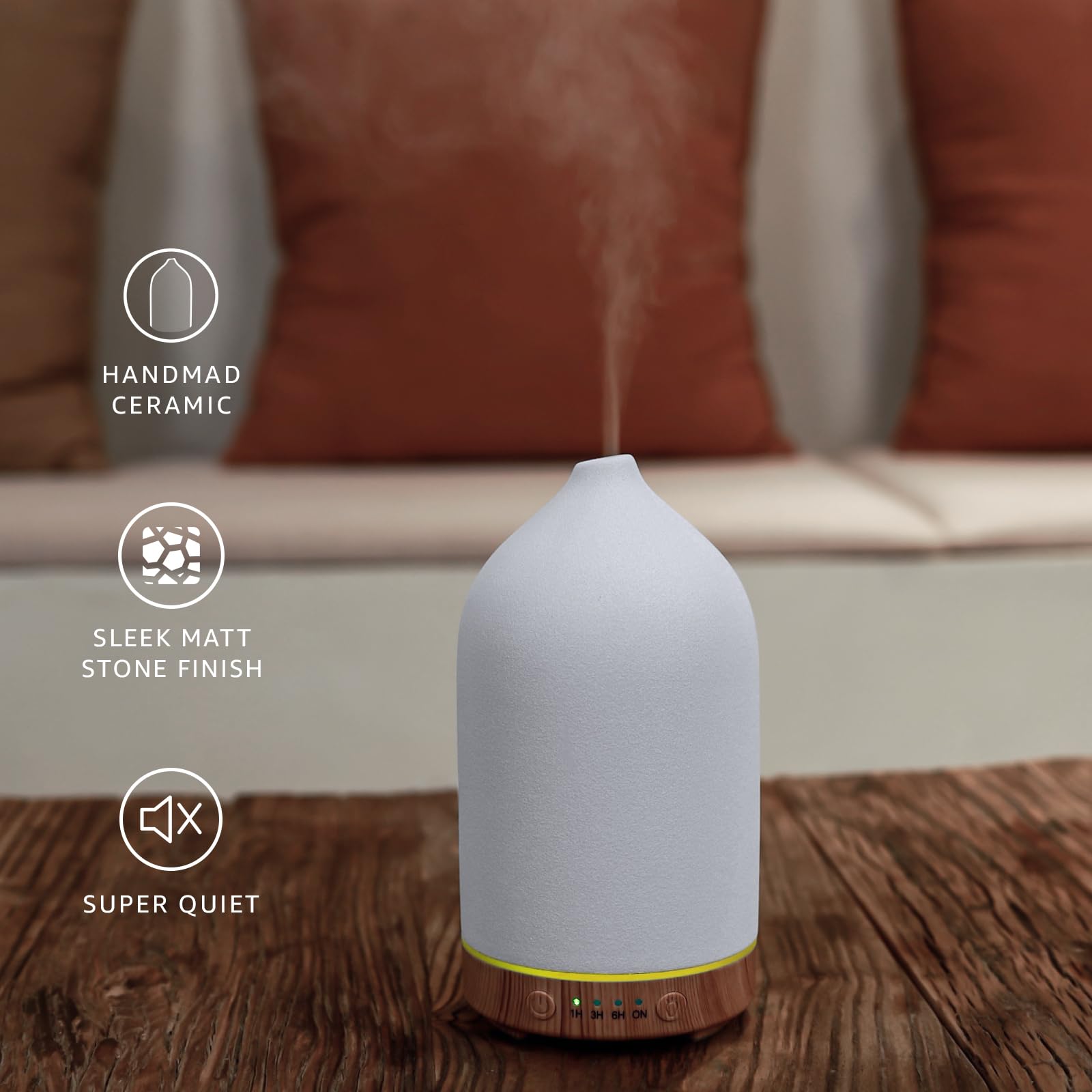 Gooamp diffuser featuring auto shut-off for safe nighttime use