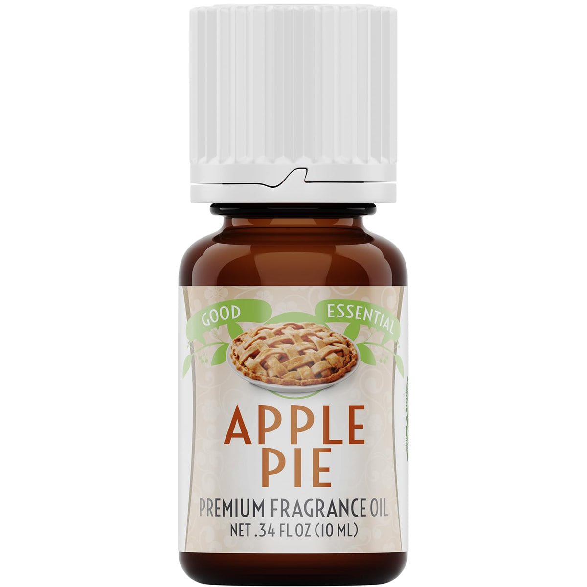 Good Essential Apple Pie fragrance oil 10ml bottle ideal for autumn diffusion.