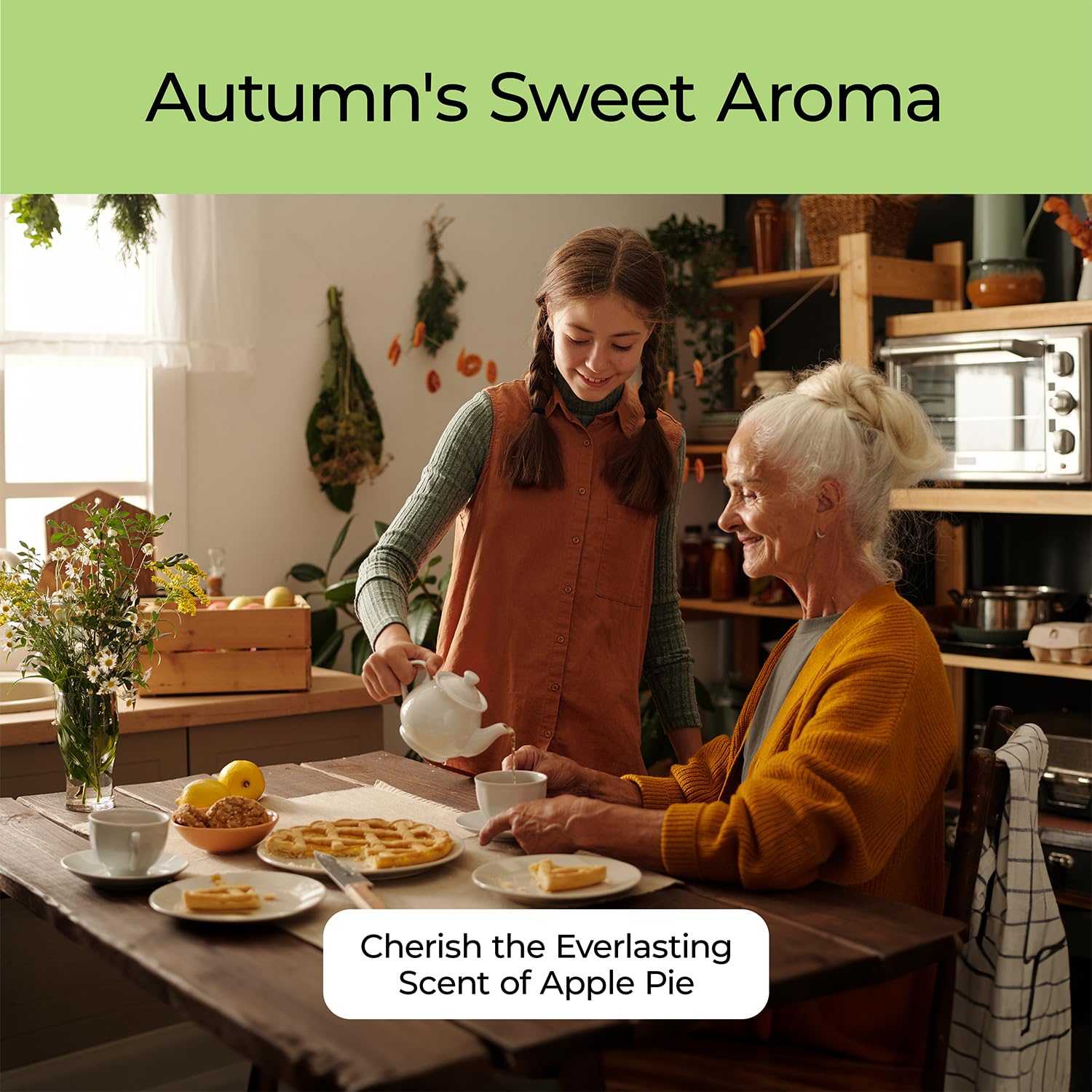 Good Essential Apple Pie fragrance oil used in room sprays to refresh stale air.