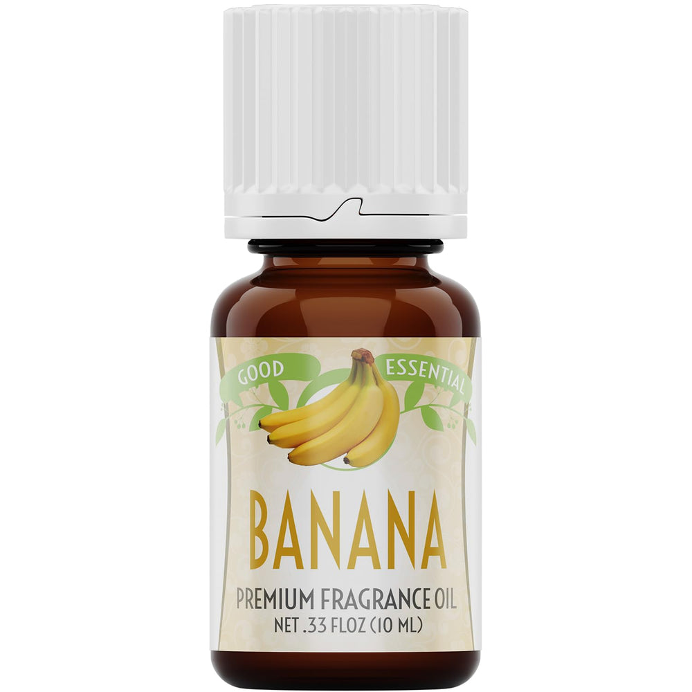 Good Essential Banana Fragrance Oil bottle with dropper for precise use.