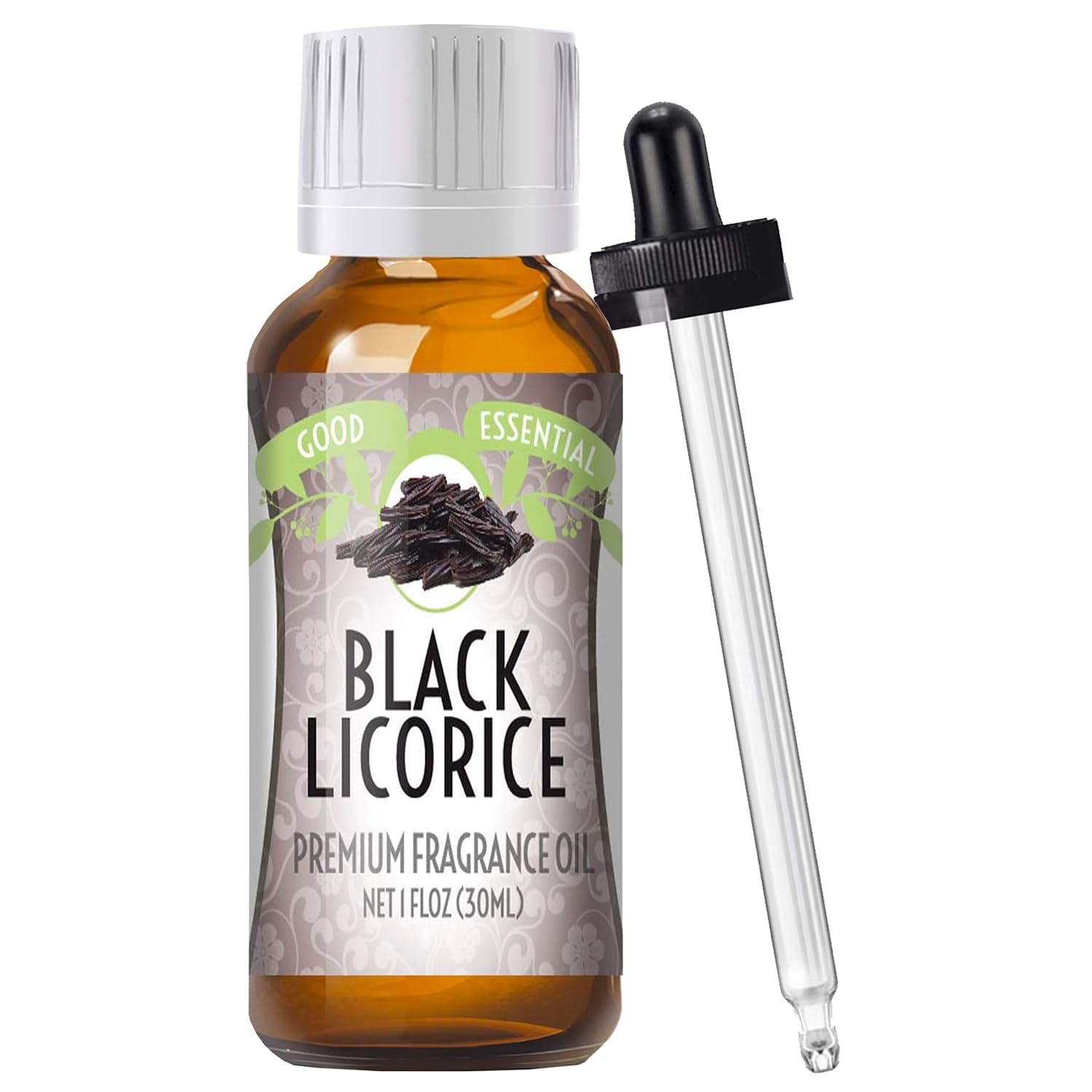 Good Essential Black Licorice Fragrance Oil bottle pour for diffusers and candles