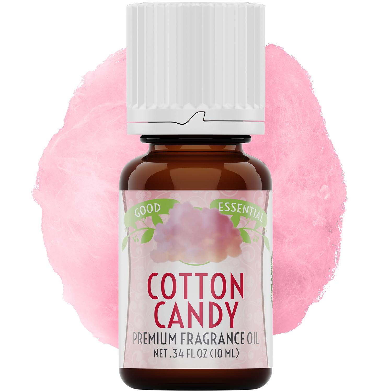 Good Essential cotton candy fragrance oil droplets in a diffuser for cozy rooms