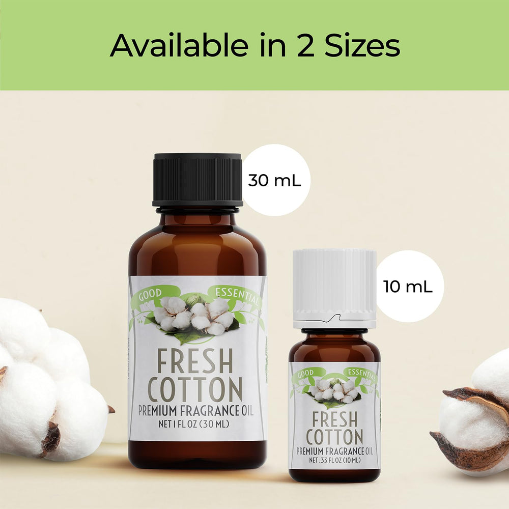 Good Essential Fresh Cotton bottled in USA label signals quality and safety
