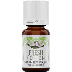 Good Essential Fresh Cotton fragrance oil bottle for refreshing laundry scents