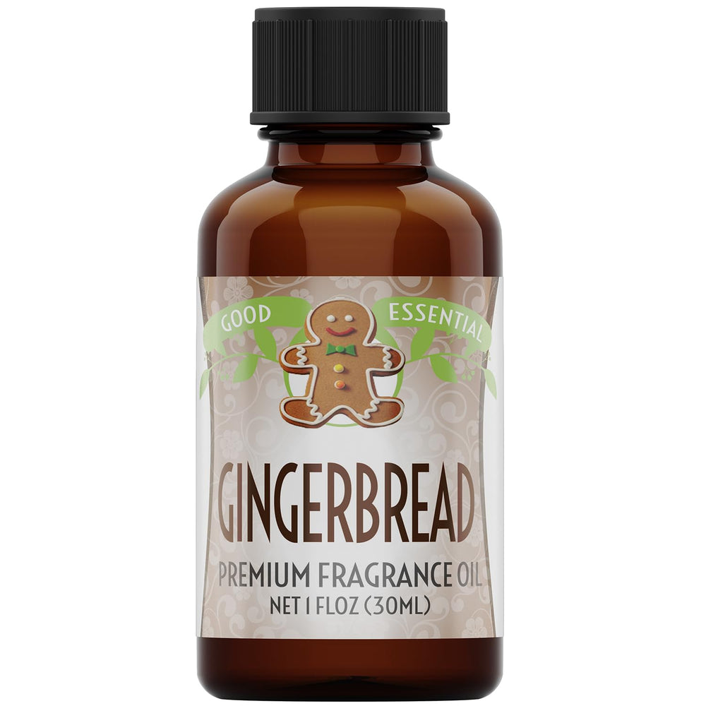 Good Essential Gingerbread Fragrance Oil 1oz bottle for diffusers and candles