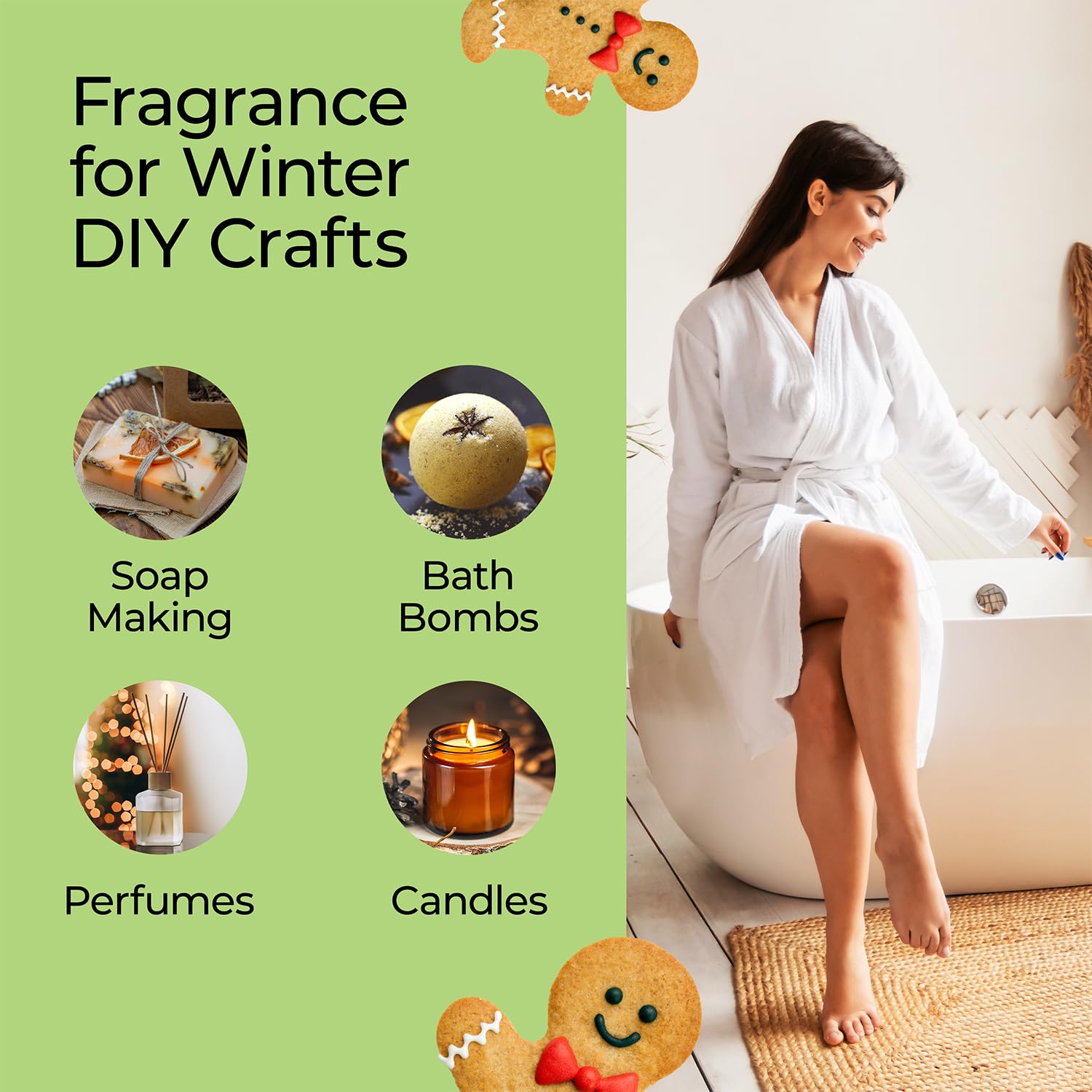 Good Essential Gingerbread soap fragrance oil for handmade products