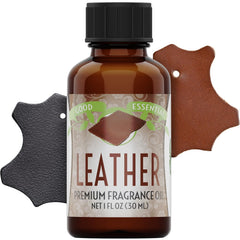 Good Essential Leather Fragrance Oil for candle warmer creates a refined, inviting atmosphere