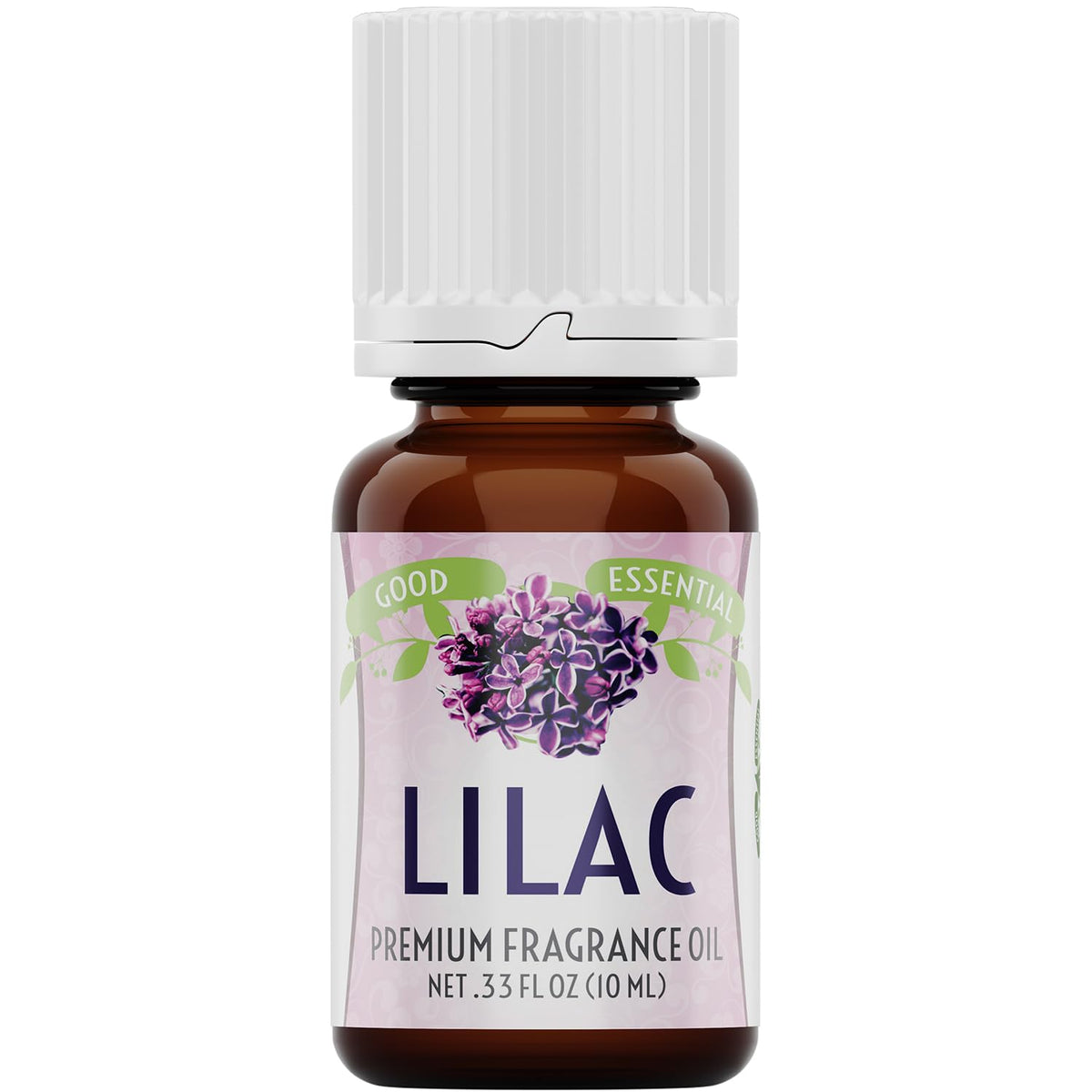 Good Essential Lilac fragrance oil bottle for home scent crafting.