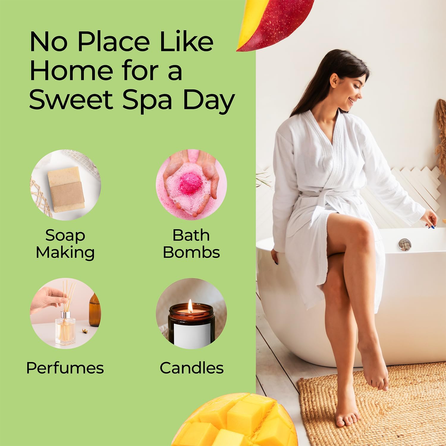Good Essential Mango Fragrance Oil in room spray bottle for quick refreshing scents
