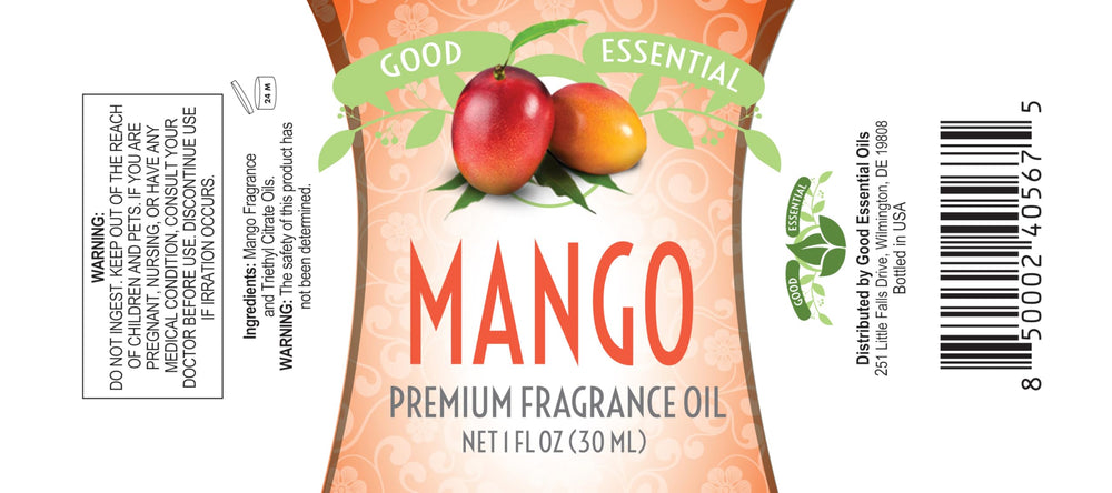 Good Essential Mango Fragrance Oil used in handmade soap for bright mango notes