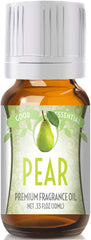 Good Essential pear fragrance oil bottle with eurodropper for easy diffuser use.
