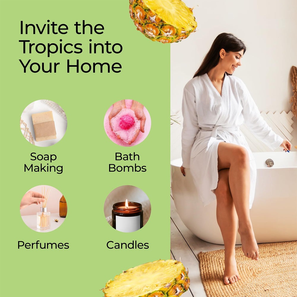 Soap making with Good Essential Pineapple oil yields tropical, kid-friendly soaps.