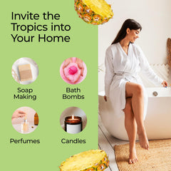 Soap making with Good Essential Pineapple oil yields tropical, kid-friendly soaps.