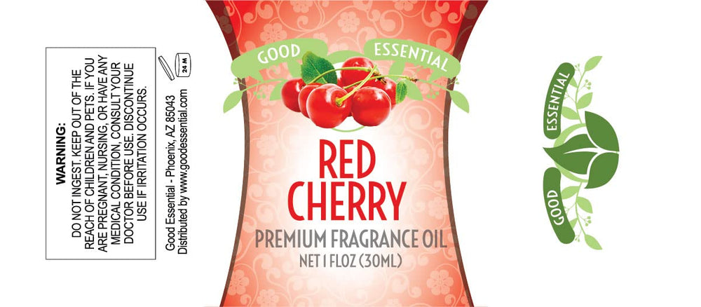 Good Essential Red Cherry fragrance oil amber glass bottle preserves freshness