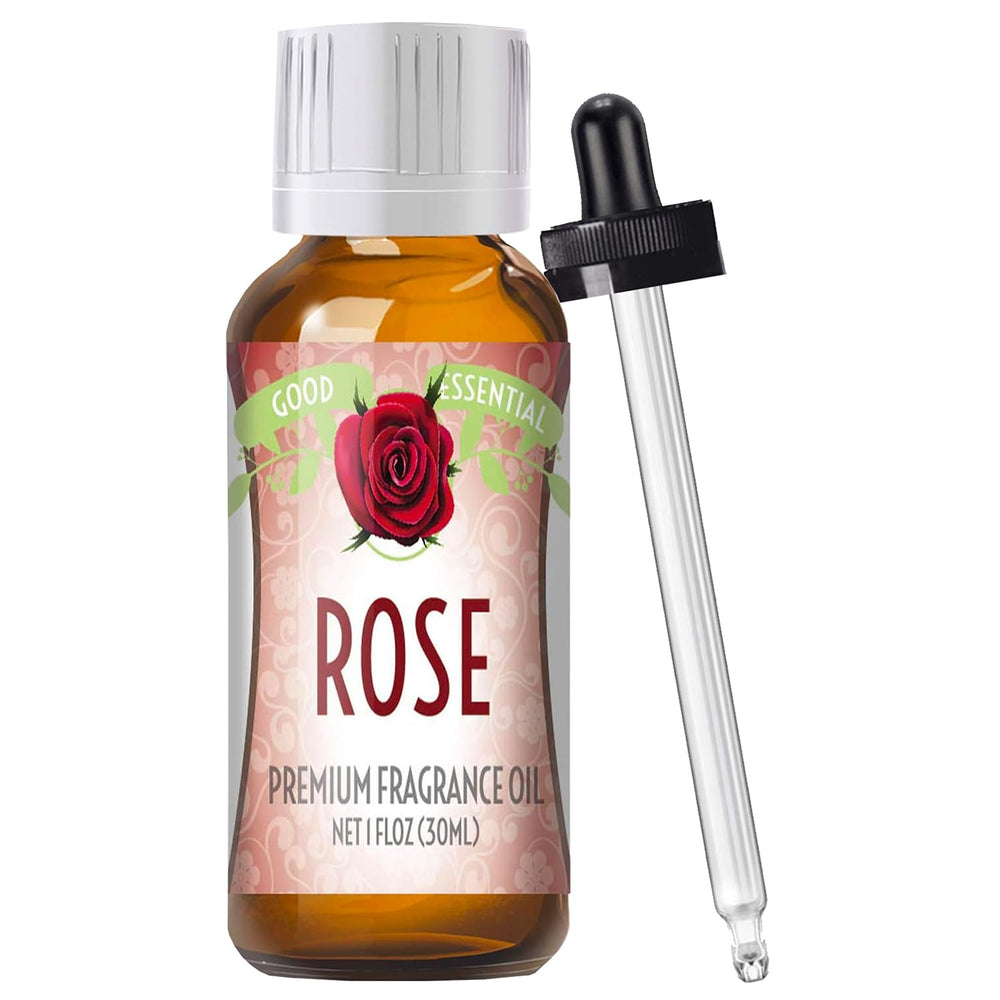 Good Essential Rose Fragrance Oil bottle for premium room fragrance and DIY blends.