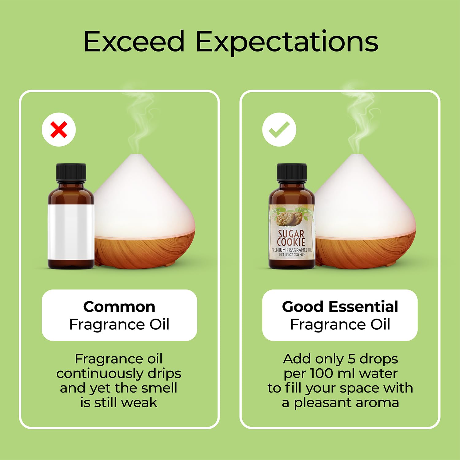 Good Essential Sugar Cookies body oil—softens skin with comforting sugar cookie aroma