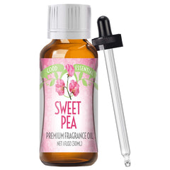Good Essential Sweet Pea fragrance oil 30ml for diffuser and candles, adds a light, fresh floral scent.