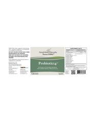 Good Health Naturally Probiotics 14 capsules illustrate easy-to-swallow vegan capsules for gut balance.