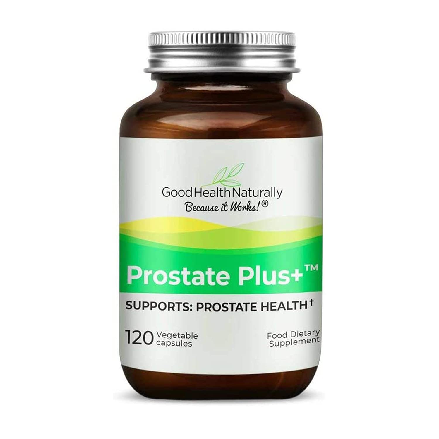 Good Health Naturally Prostate Plus bottle for daily prostate support