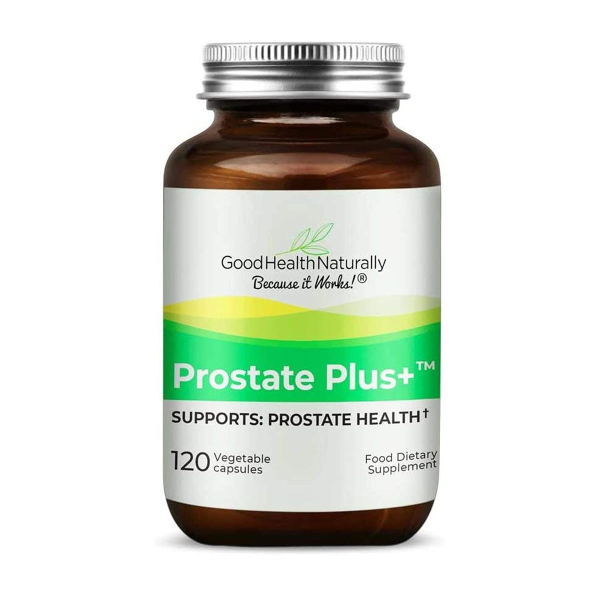 Good Health Naturally Prostate Plus bottle for daily prostate support