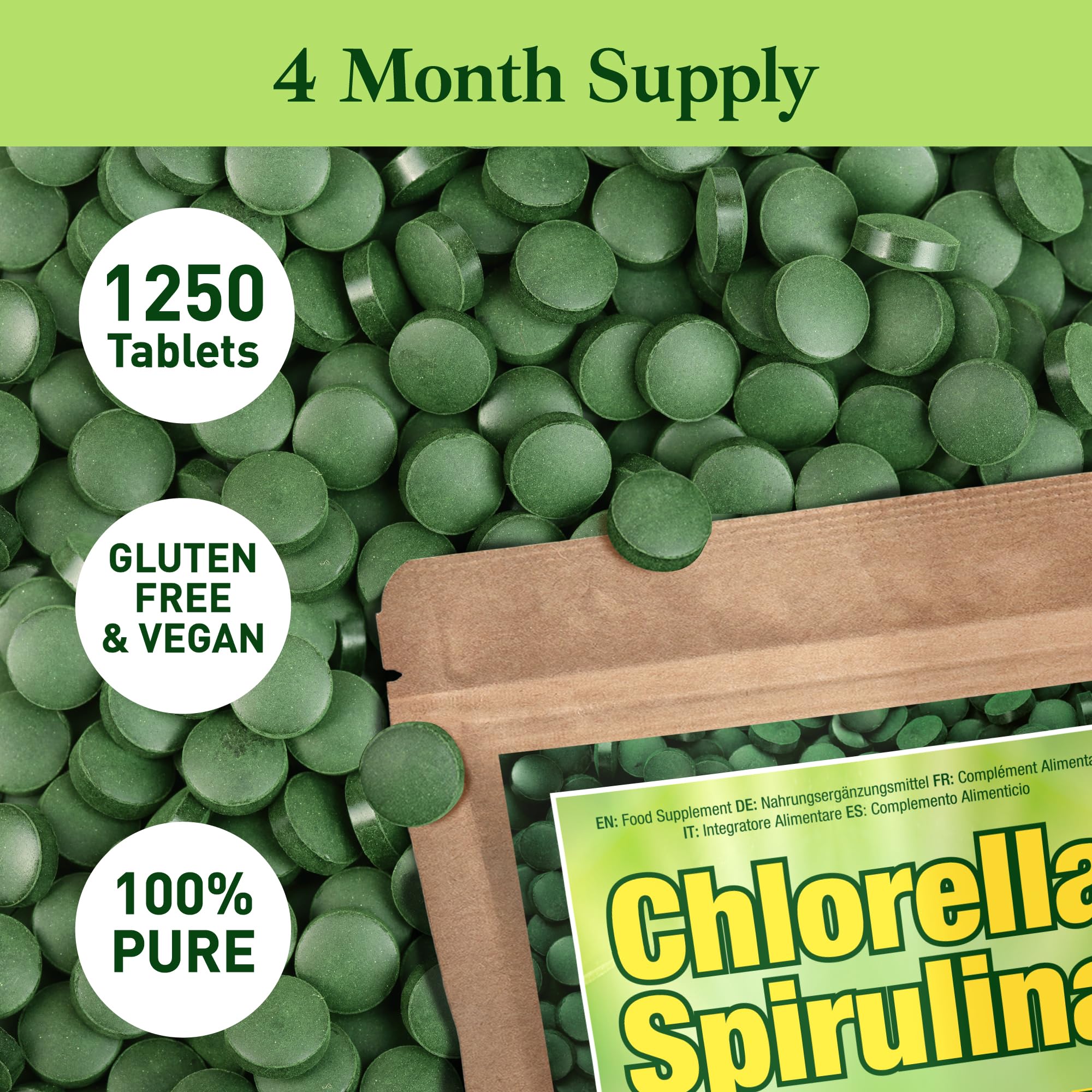 Good Natured 1250-tablets pack signals long-lasting supply.