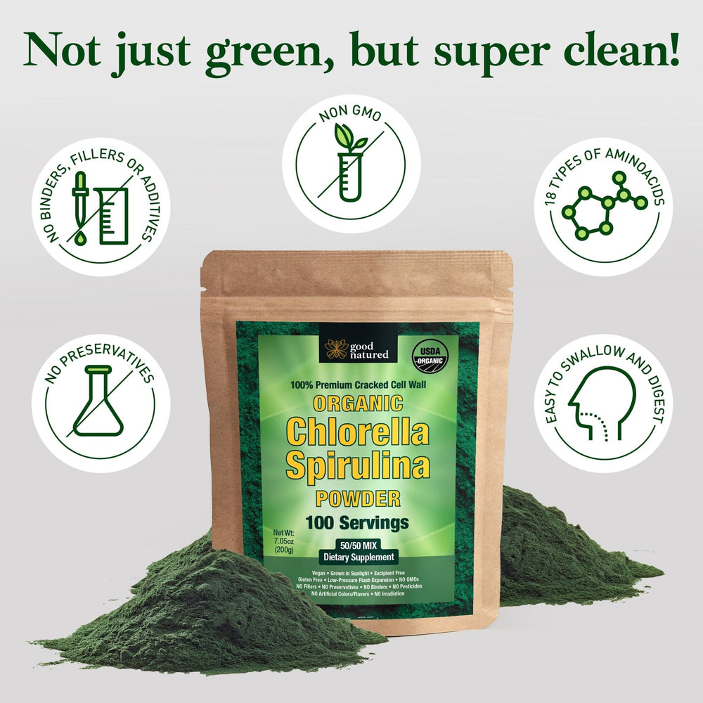 Product label highlights Good Natured non-GMO vegan promise and 3-month supply.