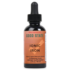Good State Liquid Ionic Iron Ultra Concentrate bottle for easy daily iron intake.