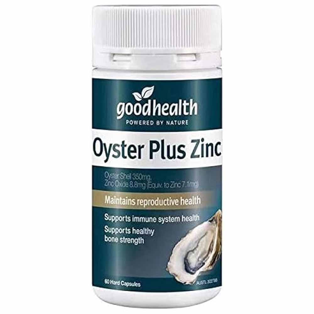 Goodhealth Oyster Plus bottle with capsules for daily vitality and well-being