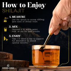 GoodLiving resin amber glow suggests potent mineral matrix for daily resilience.