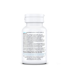 GOODNESS ENCAPSULATED bottle label showing vegan and gluten-free formula