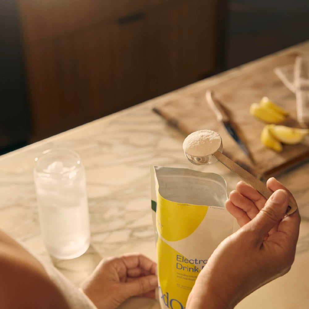 GOODONYA fresh lemon flavor visual suggesting light, kid-friendly hydration