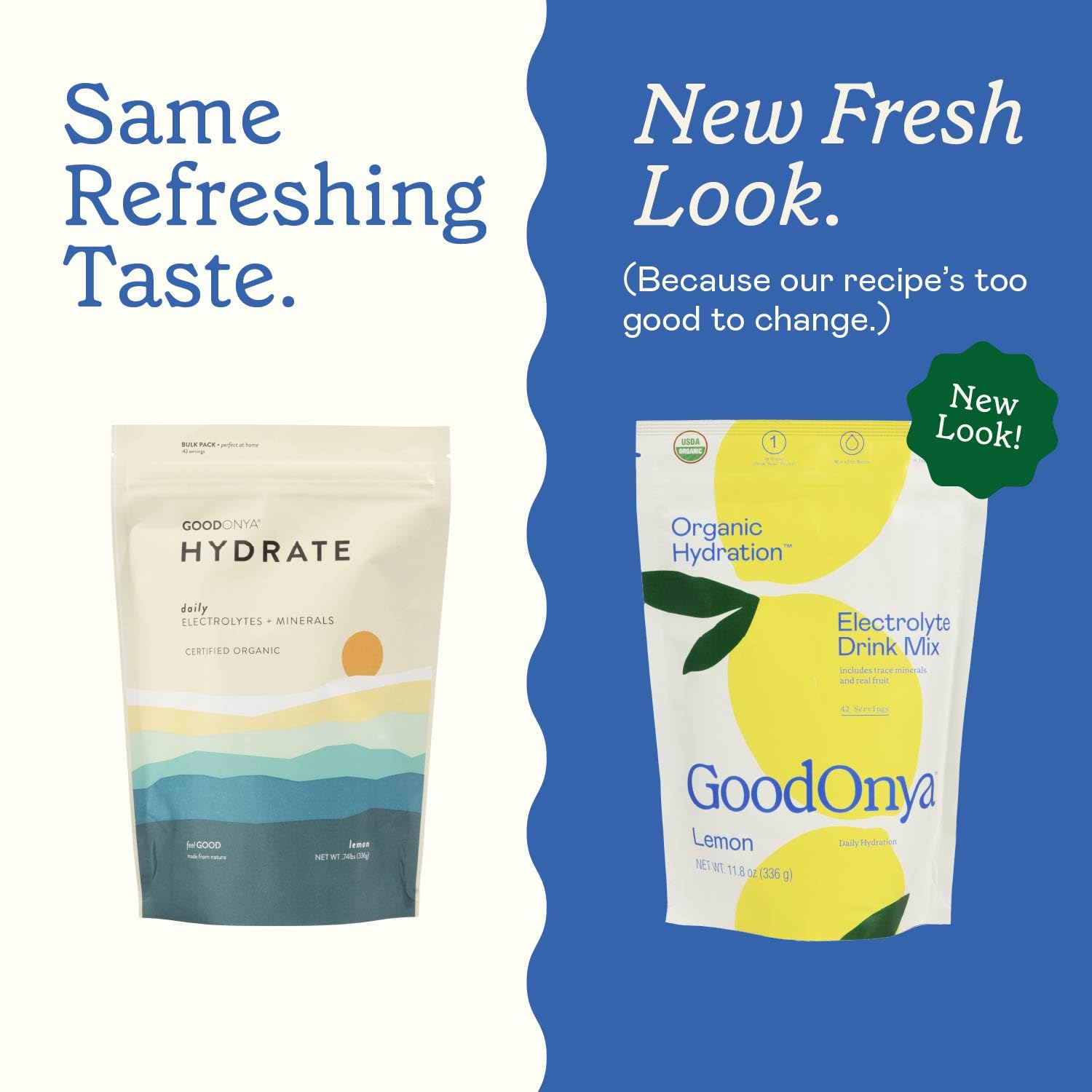 GOODONYA bottle with lemon flavor for on-the-go hydration