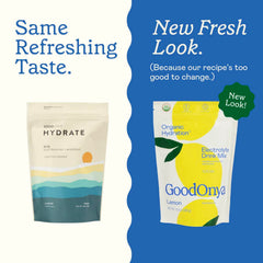 GOODONYA bottle with lemon flavor for on-the-go hydration